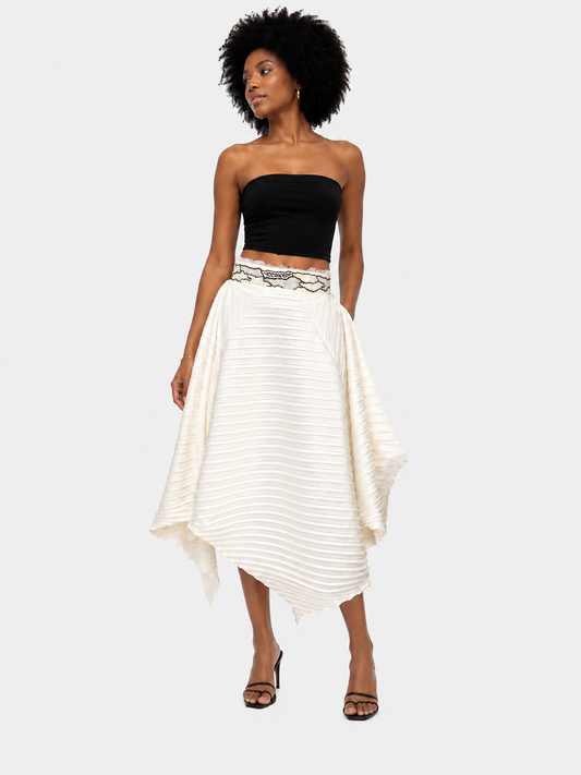 Delsaa Skirt | White