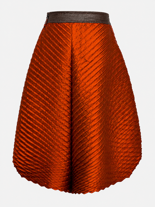 Del Convertible Skirt | Brick