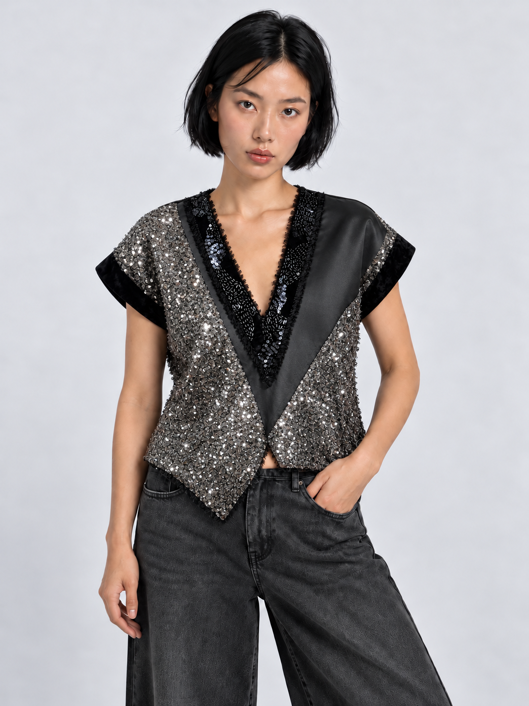 NIGHT CHAAM | Silver & Black