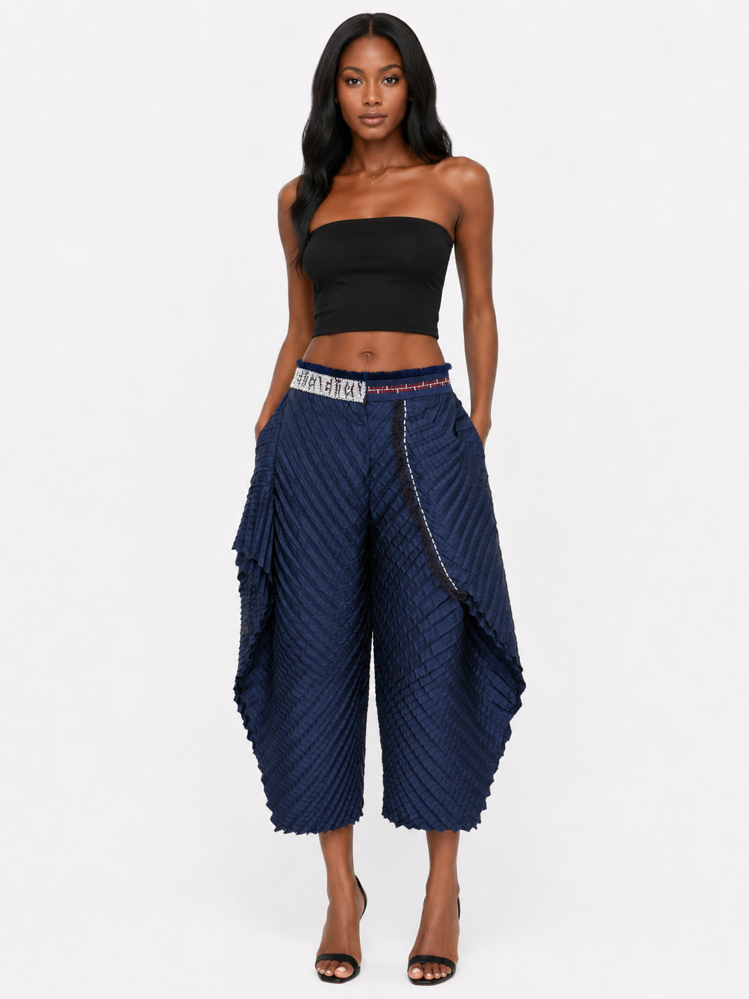 GATO Pleated Pants | Navy