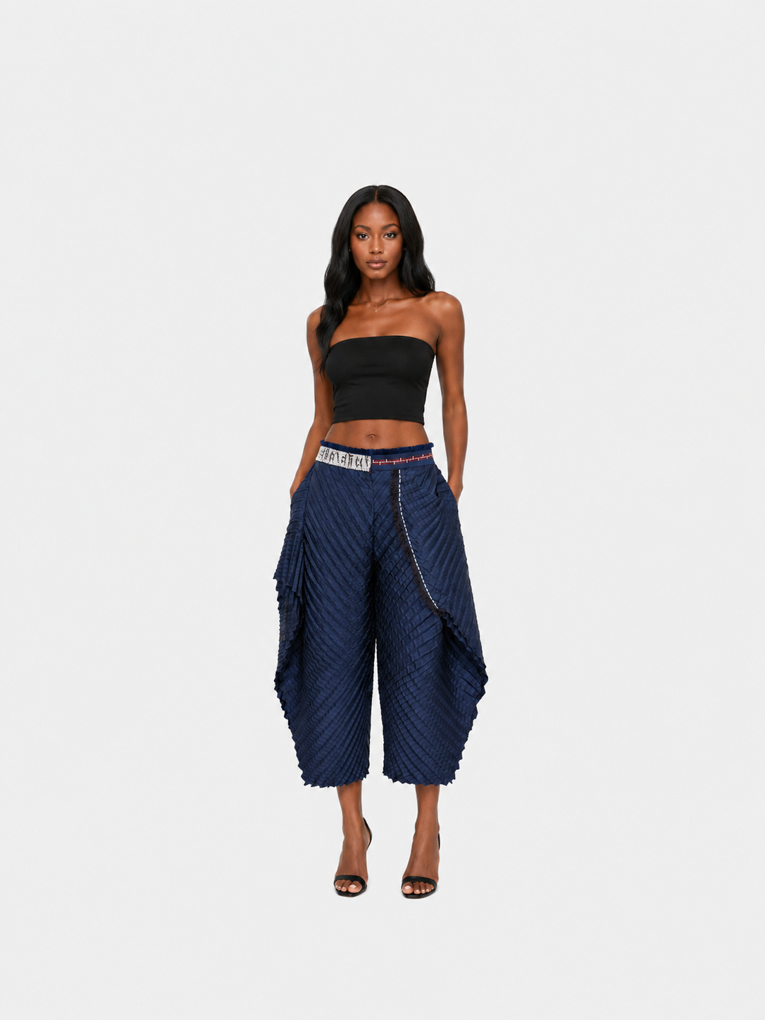 GATO Pleated Pants | Navy