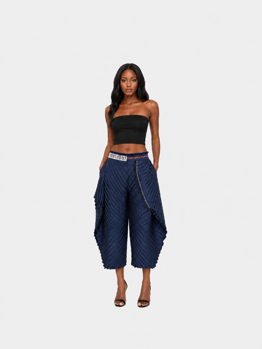 GATO Pleated Pants | Navy