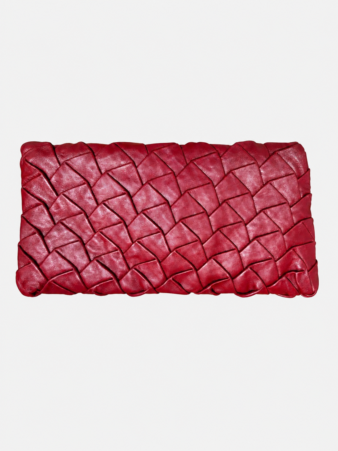 Palma Clutch | Crimson Red