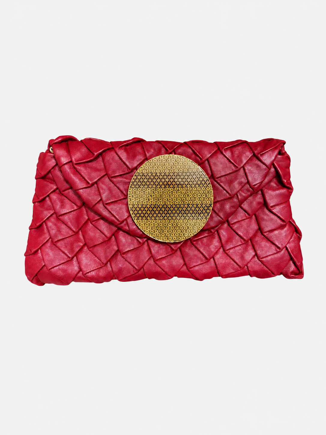 Palma Clutch | Crimson Red