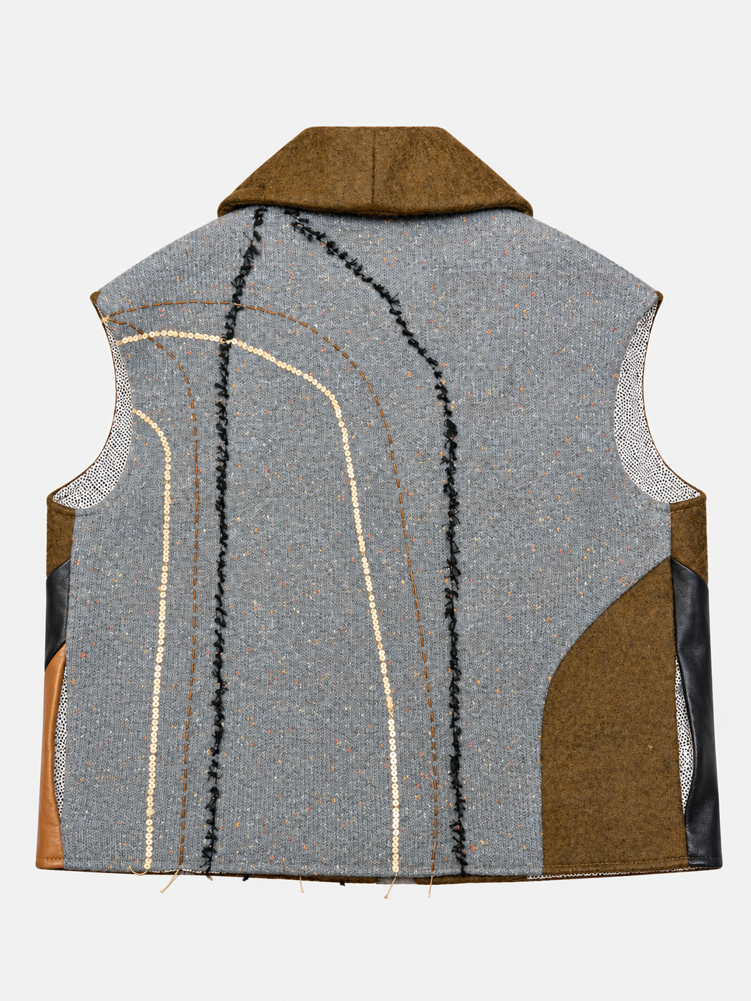 Menar Felt Vest | Camel