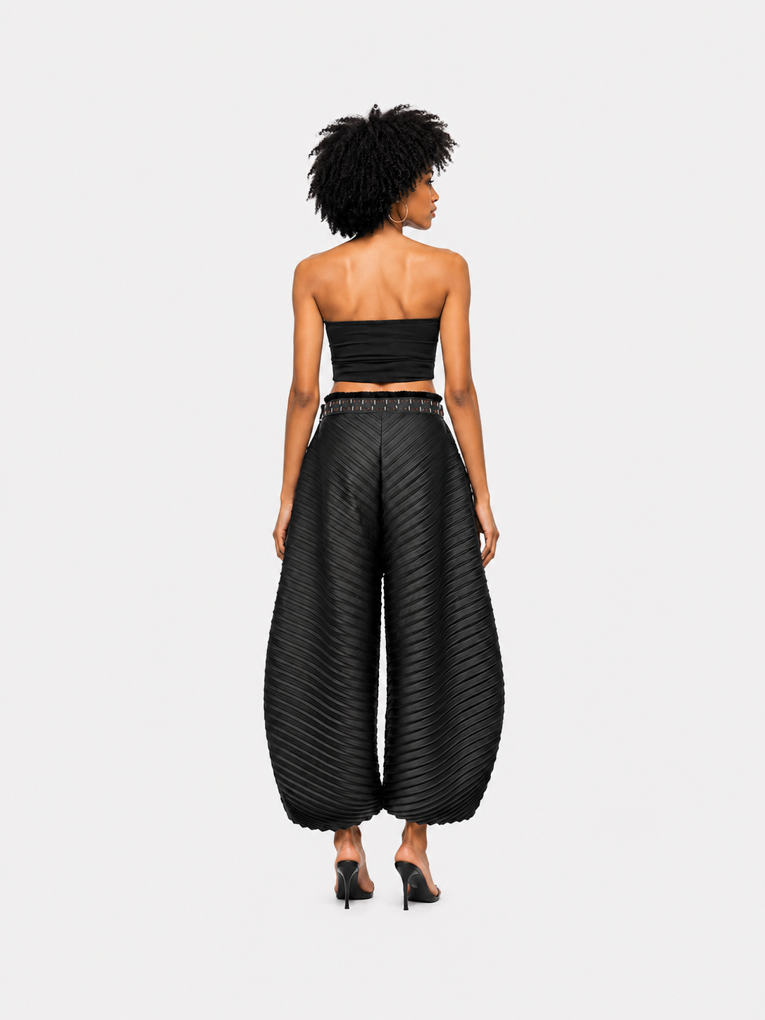 SATO Pleated Pants | Black