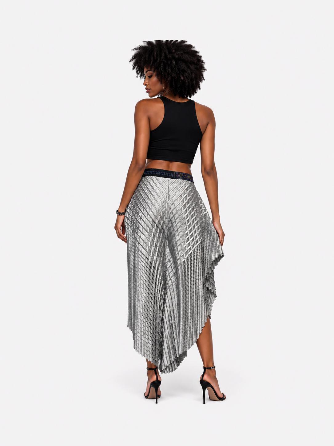 GATO Pleated Pants | Silver