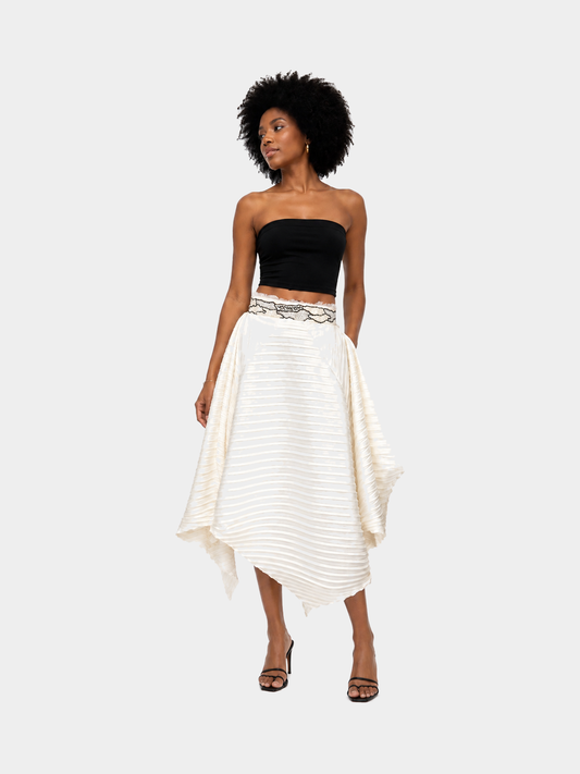 Delsaa Skirt | White