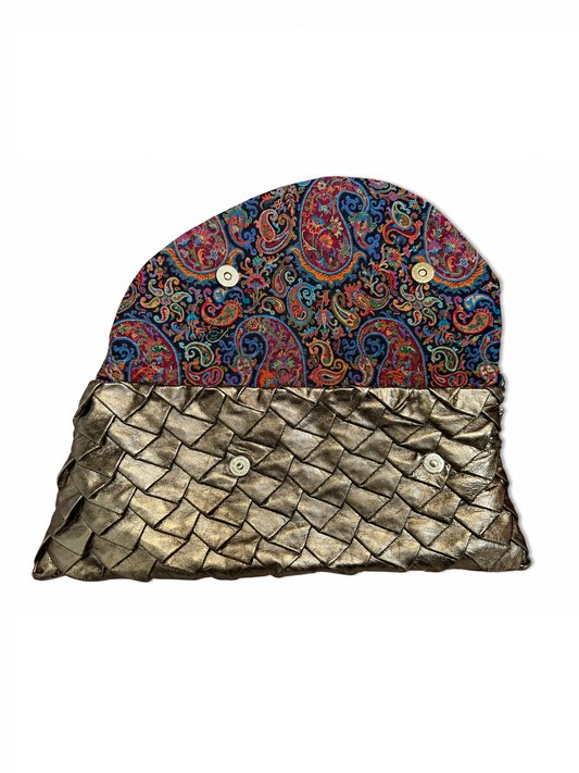 Palma Clutch | Rustic Gold