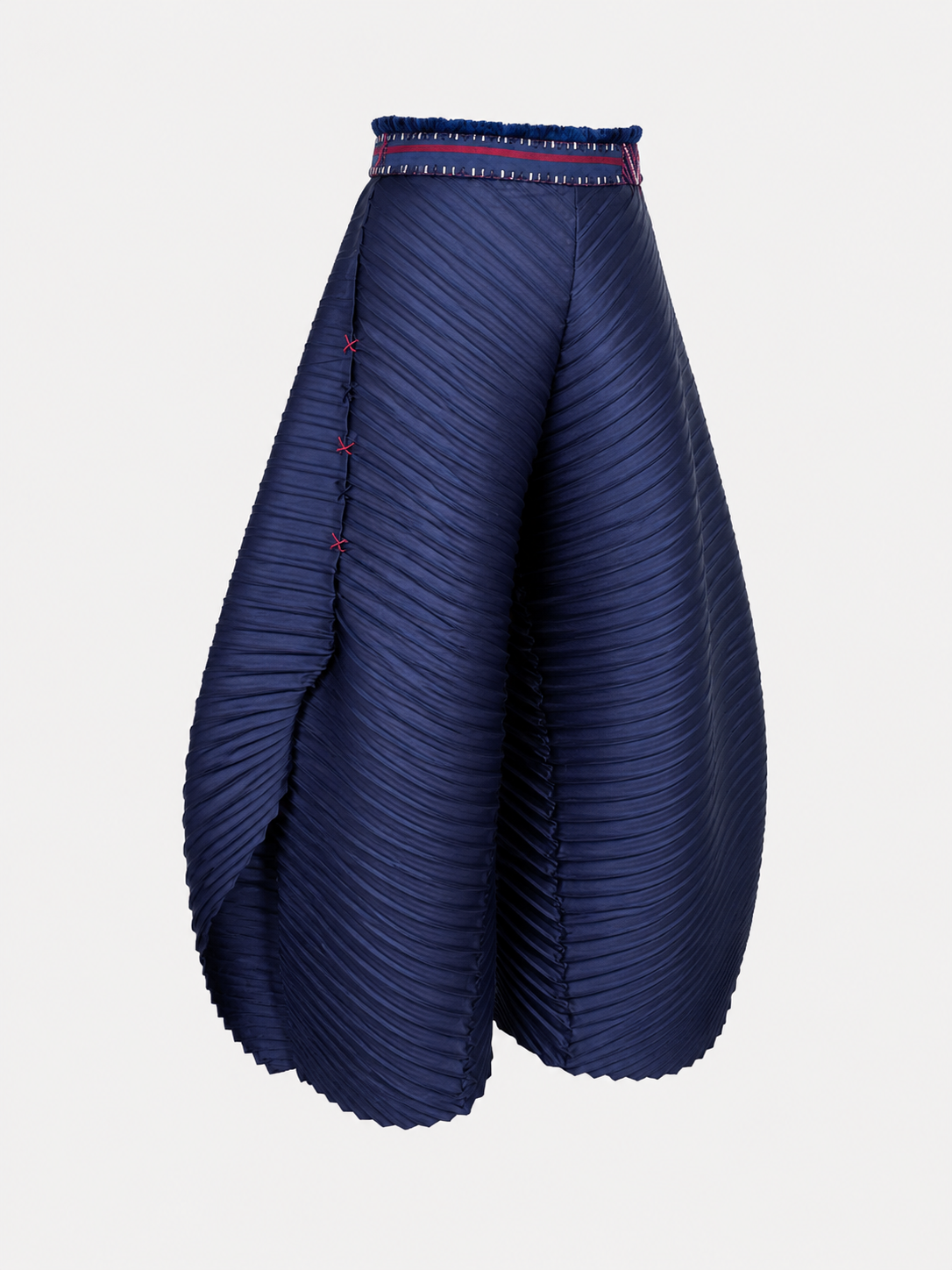 SATO Pleated Pants | Navy Blue