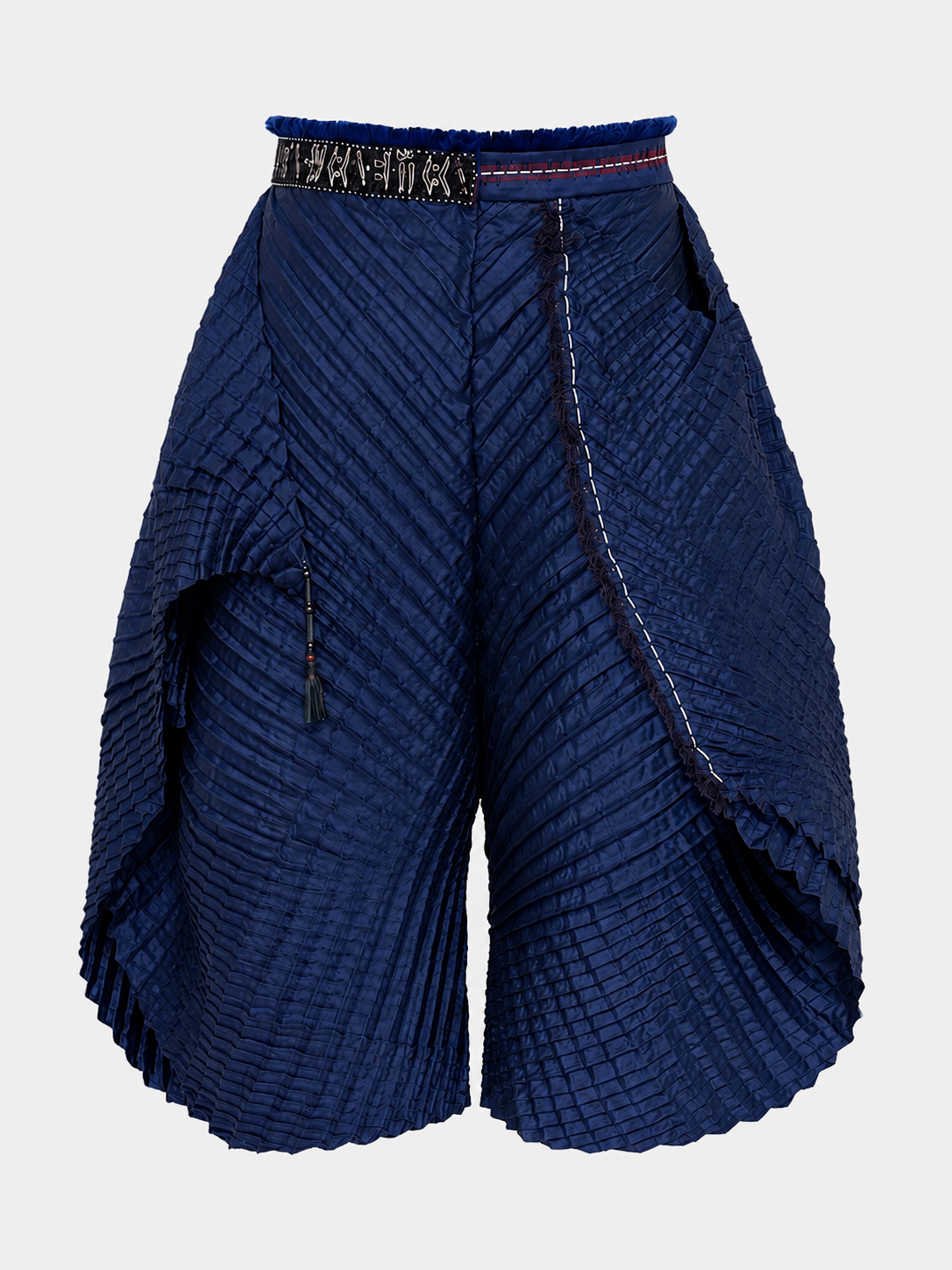 GATO Pleated Pants | Navy Blue