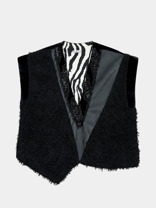 NIGHT CHAAM | Black Teddy & Leather