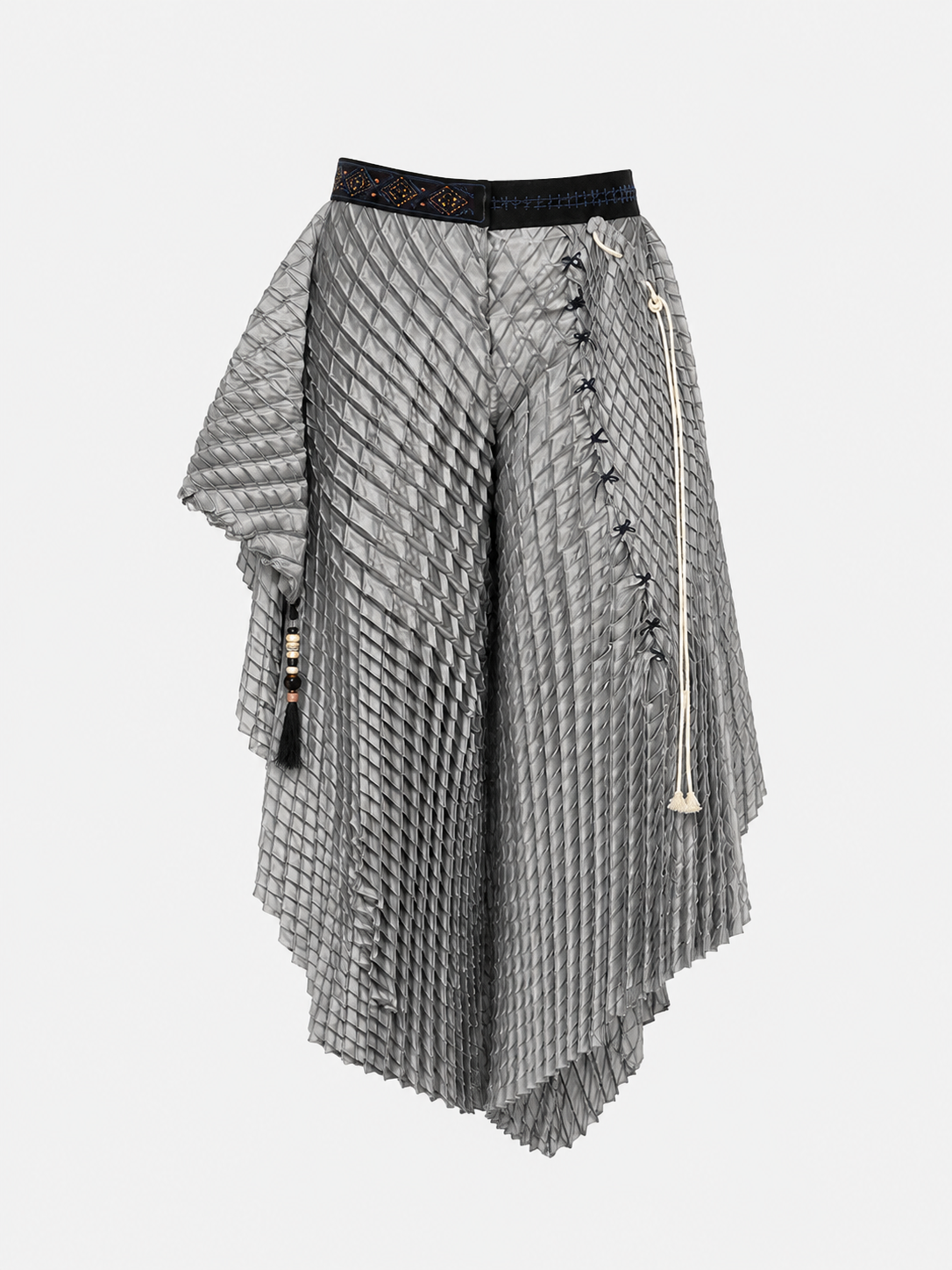 GATO Pleated Pants | Silver