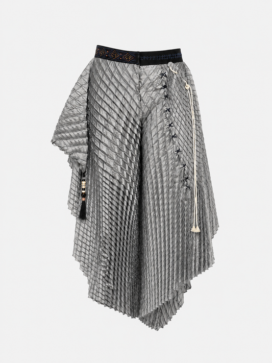 GATO Pleated Pants | Silver